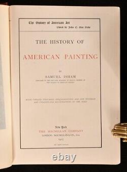 1905 The HIstory Of American Painting First Edition Scarce Samuel Isham