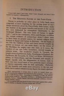 1911 Fairy-faith In Celtic Countries King Arthur Merlin Stonehenge Magic Elves