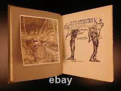 1917 1st ed Little Brother & Sister Grimm Fairy Tales Arthur Rackham Illustrated