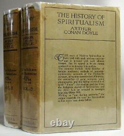 1926 THE HISTORY OF SPIRITUALISM Antique Occult ARTHUR CONAN DOYLE 1st Ed with DJ