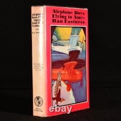 1930 Airplane Boys First Edition First Printing Dust Wrapper