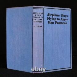 1930 Airplane Boys First Edition First Printing Dust Wrapper