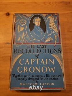 1934 First Edition The Last Recollections Of Captain Gronow