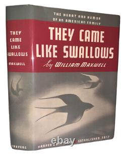 1937, FIRST EDITION, THEY CAME LIKE SWALLOWS, by WILLIAM MAXWELL