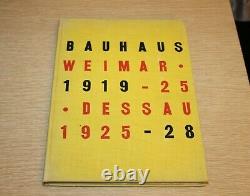 1938 Herbert Bayer + Walter Gropius BAUHAUS 1919-1928 The MoMA FIRST EDITION