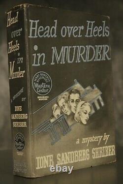 1940 Head Over Heels In Murder IONE SANDBERG SHRIBER first edition, book SIGNED