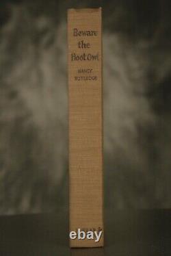 1944 Beware the Hoot Owl NANCY RUTLEDGE hc/dj Farrar & Rinehart FIRST EDITION