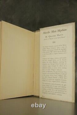1944 Death Drops Delilah QUEENA MARIO hardcover withDJ Dutton FIRST EDITION