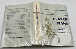 1952 PIANO PLAYER Vonnegut First Edition Library ARTIFICIAL INTELLIGENCE Scary