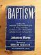 1957 First Edition Baptism Johannes Warns