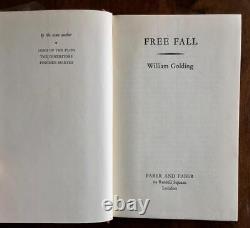 1959 WILLIAM GOLDING First Edition Novel FREE FALL + Original DUST JACKET