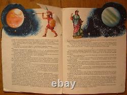 1961 Rare Fly to Space KUBASTA Russian Rocket Children book Pop-Up Picture Story