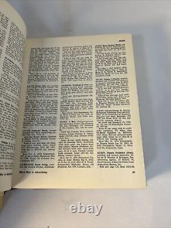 1963 Who's Who in Advertising First Edition Pages Are Near Mint