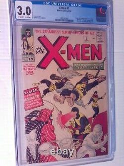 1963 X-men #1 First Edition Uncanny XMen Comic MARVEL Rare Original CGC