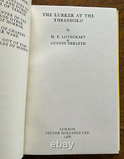 1968 H. P. LOVECRAFT First UK Edition THE LURKER AT THE THRESHOLD SIGNED