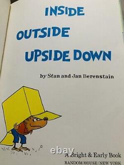 1968 Vintage Inside Outside Upside Down, Stan & Jan Berenstain Book Club 1st YZ