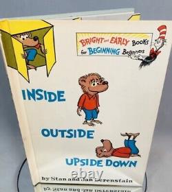 1968 Vintage Inside Outside Upside Down, Stan & Jan Berenstain Book Club 1st YZ