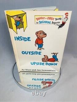 1968 Vintage Inside Outside Upside Down, Stan & Jan Berenstain Book Club 1st YZ