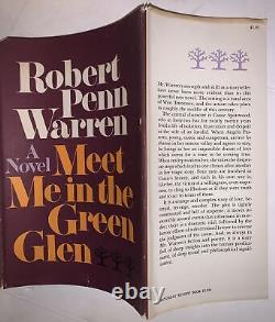 1971, 1st Ed, 1st Printing, ROBERT PENN WARREN, MEET ME IN THE GREEN GLEN, HCDJ