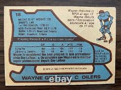 1979-80 O Pee Chee Wayne Gretzky Rookie Card # 18, First Edition Wow