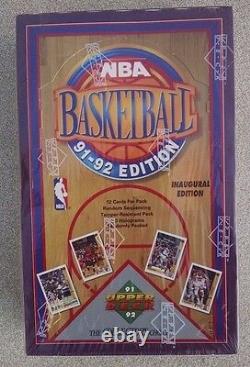 1991-92 Upper Deck BASKETBALL 36 PACK FOIL BOX SEALED inaugural first edition