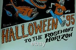 1995 Original 1st Edition Phish Rosemont Horizon Halloween Poster Pollock Mint