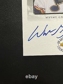 1999-00 Upper Deck 1 Of 1 Wayne Gretzky Auto Rare Exquisite 1st Edition
