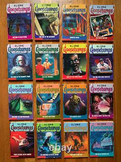 1-62 COMPLETE Set of original Goosebumps Books Original Covers R. L. Stine