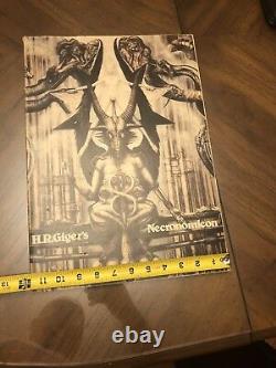 1st Edition 1977 H. R. Giger Necronomicon Dali Edition