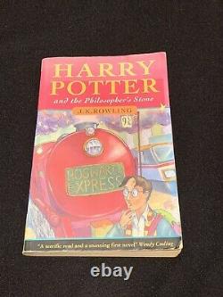 1st Edition, 2nd Print U. K. Paperback Harry Potter and the Philosopher's Stone