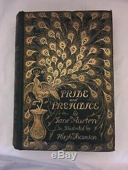 1st Edition Pride & Prejudice, Jane Austen 1894 Hugh Thomson Peacock Edition