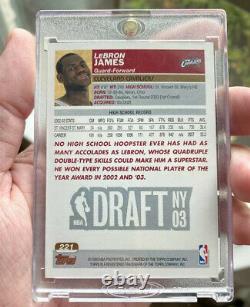 2003-04 Topps Lebron James Rookie 1st First Edition SP RC Non Auto RARE