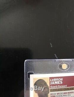2003-04 Topps Lebron James Rookie 1st First Edition SP RC Non Auto RARE! PSA10