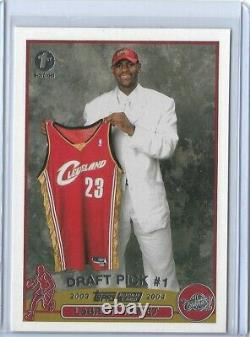 2003 2004 Topps LEBRON JAMES Rookie 1st Edition Card #221 Rare RC