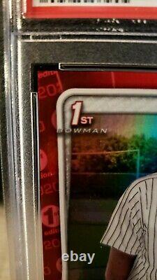 2020 Bowman 1st Edition Jasson Dominguez Red Foil 2/5 (Huge Investment Opp!)