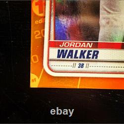 2020 Bowman Chrome 1st First Edition Jordan Walker Orange Refractor 11/25 Rookie