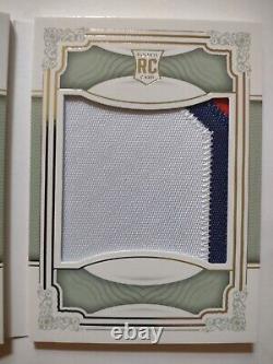 2021 National Treasures Mac Jones Rookie First Edition Auto Patch Booklet /99