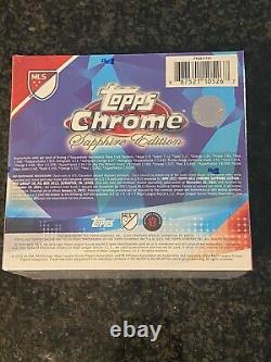 2021 Topps Chrome Sapphire Edition MLS Soccer Hobby Box First Time In Sapphire
