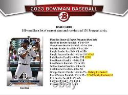 2023 Bowman Baseball Hobby Box Brand New Fast Free Shipping