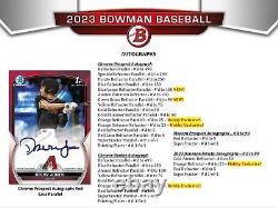 2023 Bowman Baseball Hobby Box Brand New Fast Free Shipping