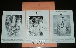 4 Temple Press Prospectus Lot, Occult Publications, Aleister Crowley, Aos, Topy