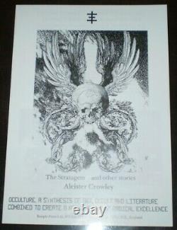 4 Temple Press Prospectus Lot, Occult Publications, Aleister Crowley, Aos, Topy