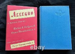 ALLEGRO 1948 First Edition SIGNED BY BOTH RICHARD RODGERS & OSCAR HAMMERSTEIN II