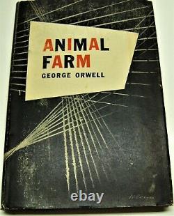 ANIMAL FARM by GEORGE ORWELL first American edition so stated on copyright page