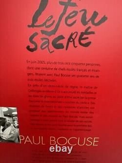 AUTOGRAPHED Paul Bocuse's Lefeu Sacre French Cooking Book SIGNED 2005 1st Ed