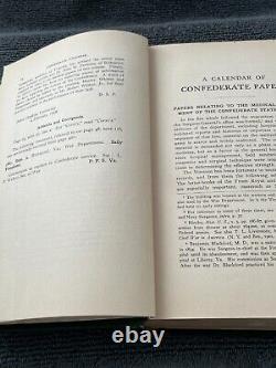 A Calendar of Confederate Papers 1908 1st Edition