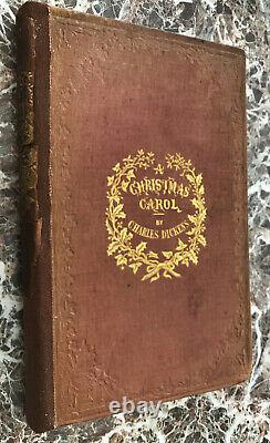 A Christmas Carol, Charles Dickens 1844, First Form V. Early Edition Chapman&Hall