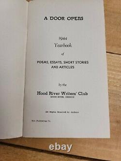 A Door Opens 1939, 42, 44 Yearbooks of Poems, Essays, Short Stories and Articles