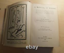A Manual of Weeds by Ada E Georgia 1928 1st Edition