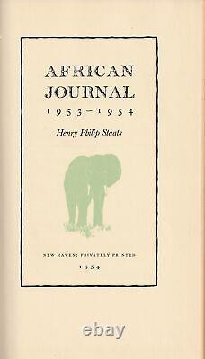 African Journal, 1953-1954